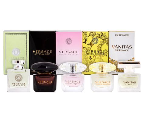 versace womens miniature set 5 pack|Versace Miniatures Collection Fragrance Set for .